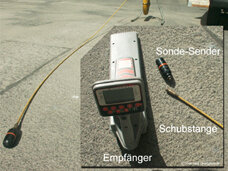 Leitungsortung mit der Schubsonde